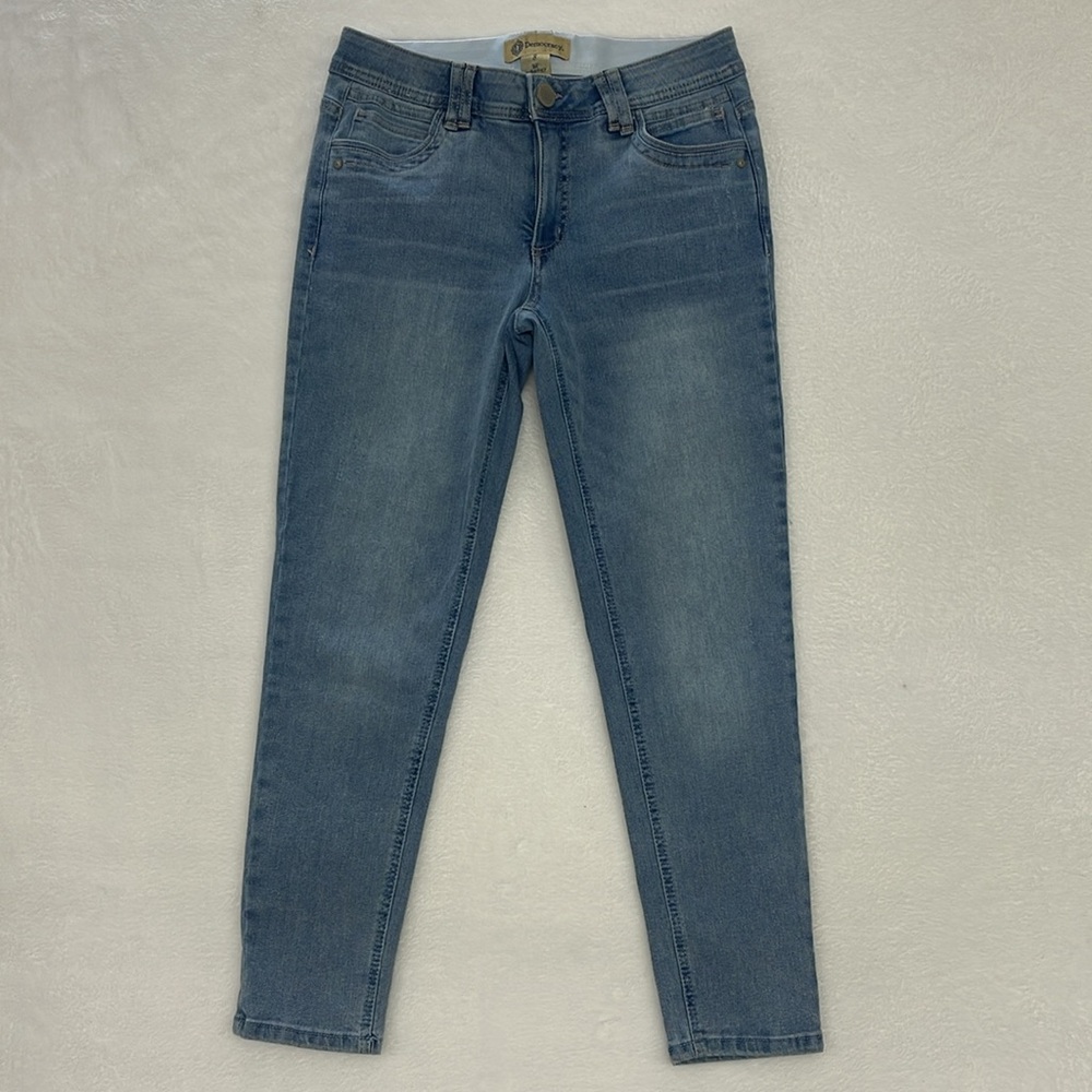 Democracy Ab Technology Light Wash Skinny Jeans Sz 8